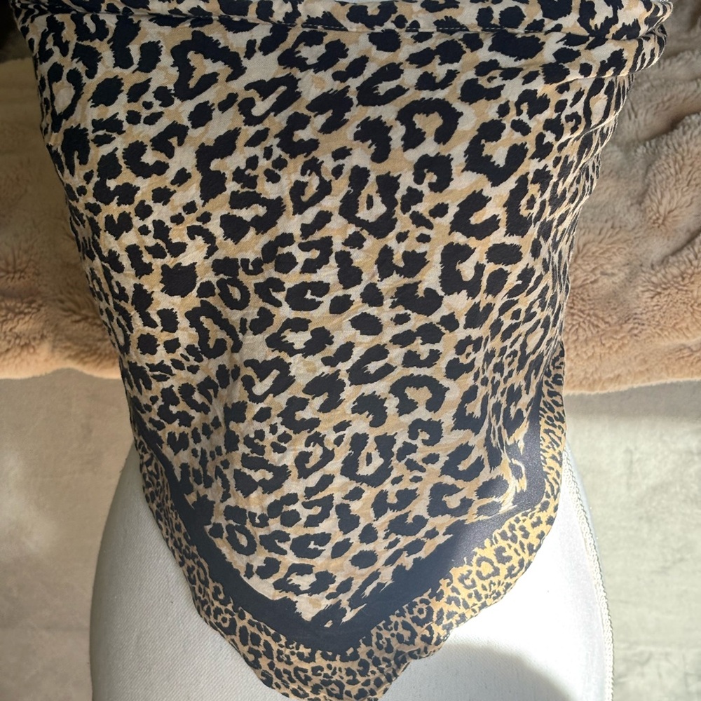 Hollister Leopard Print Crop Top